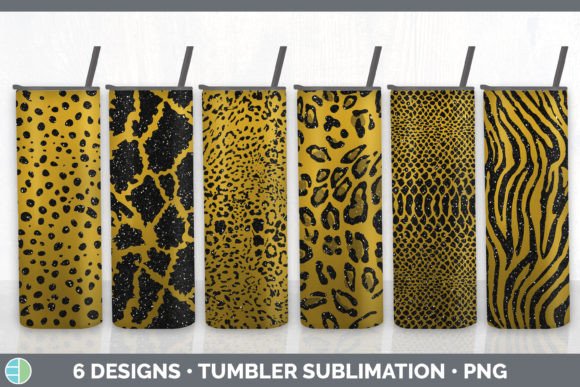 Amber Animal Print Tumbler Sublimation: Bold & Wild Designs