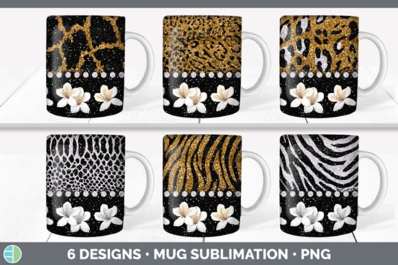 Animal Print Mug Sublimation | Flower Co: A Bundle for Bold Creators