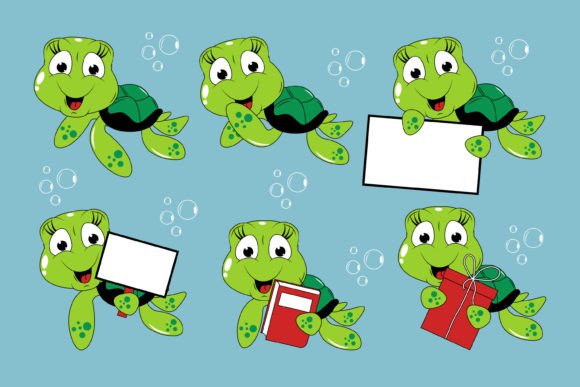 Bring Your Projects to Life with This Adorable Turtle Graphic