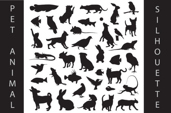 Bringing Cozy Character to Your Designs with Pet Animal Home Silhouette