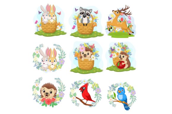 Charming Autumn Forest Animal Bundle for Your Projects