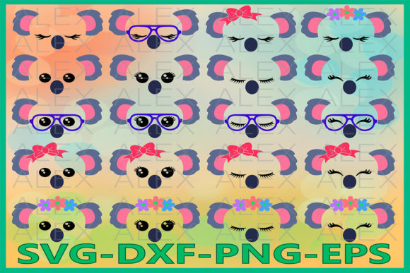 Charming Koala Face SVG Files: Your Ultimate Design Pack