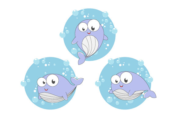 Cute Whale Animal Cartoon: Your Go-To Playful Design Asset