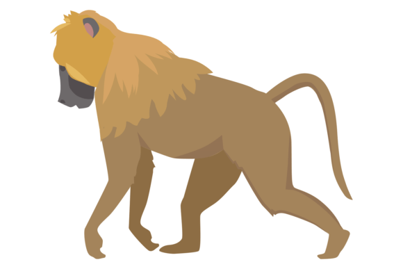 Monkey Color Icon: A Wild Primate for Bold Branding