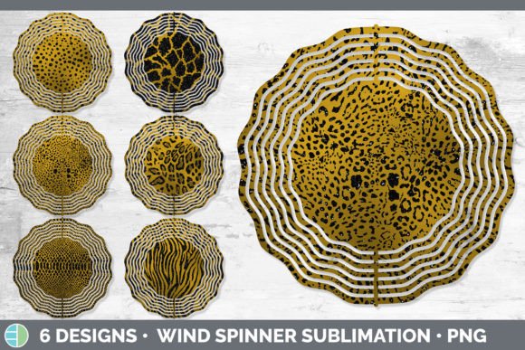 Unleash Creativity with Amber Animal Print Wind Spinner | Sublim