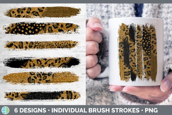 Wildly Versatile: Using Animal Print Glitter Brush Strokes